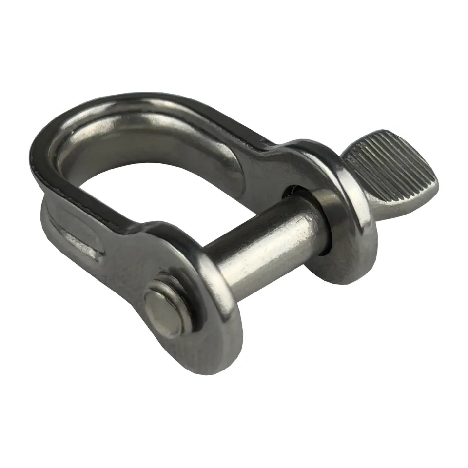 Optiparts EX1302 manille plate 5 mm inox pour poulie