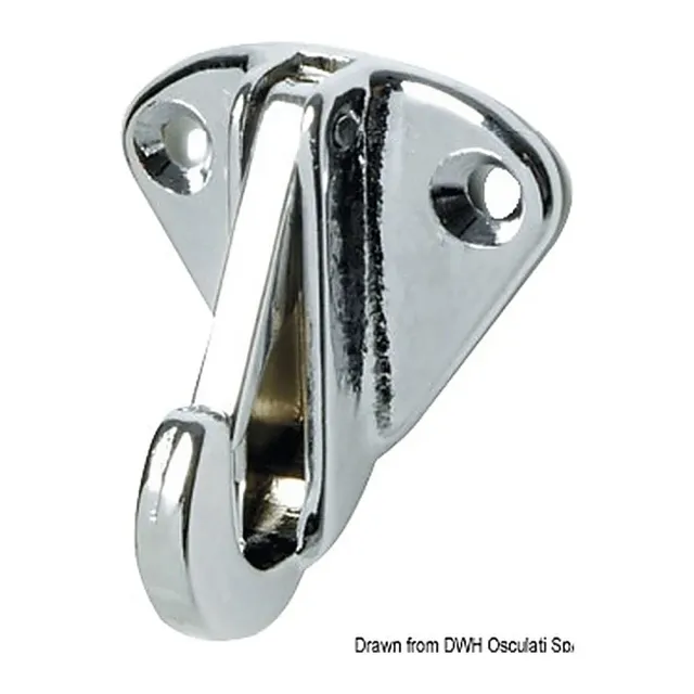 Easysea platine inox mousqueton base 5 mm lot 10