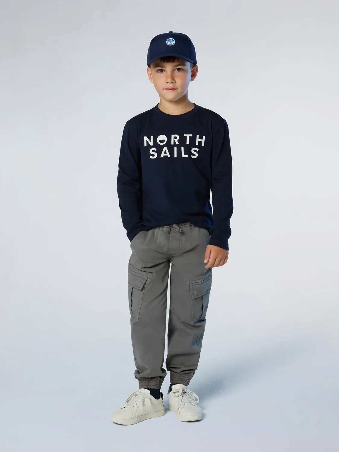 North Sails t-shirt enfant manches longues logo