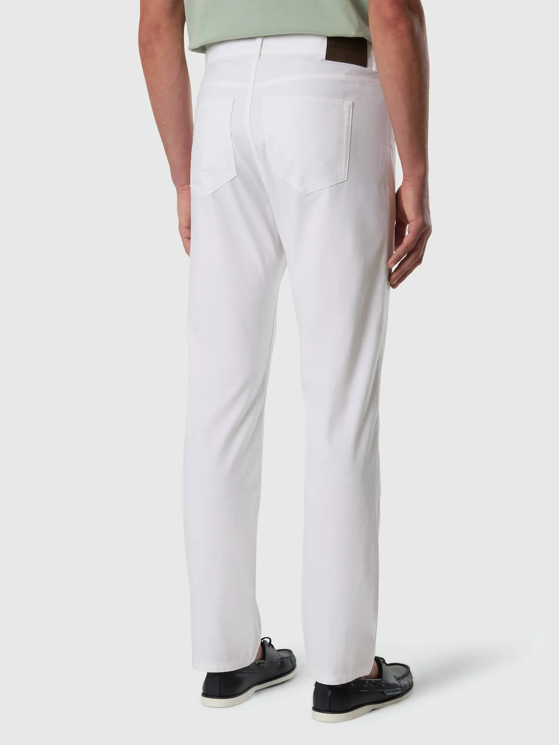 North Sails Stretch Dobby 5-Pocket pantalon blanc