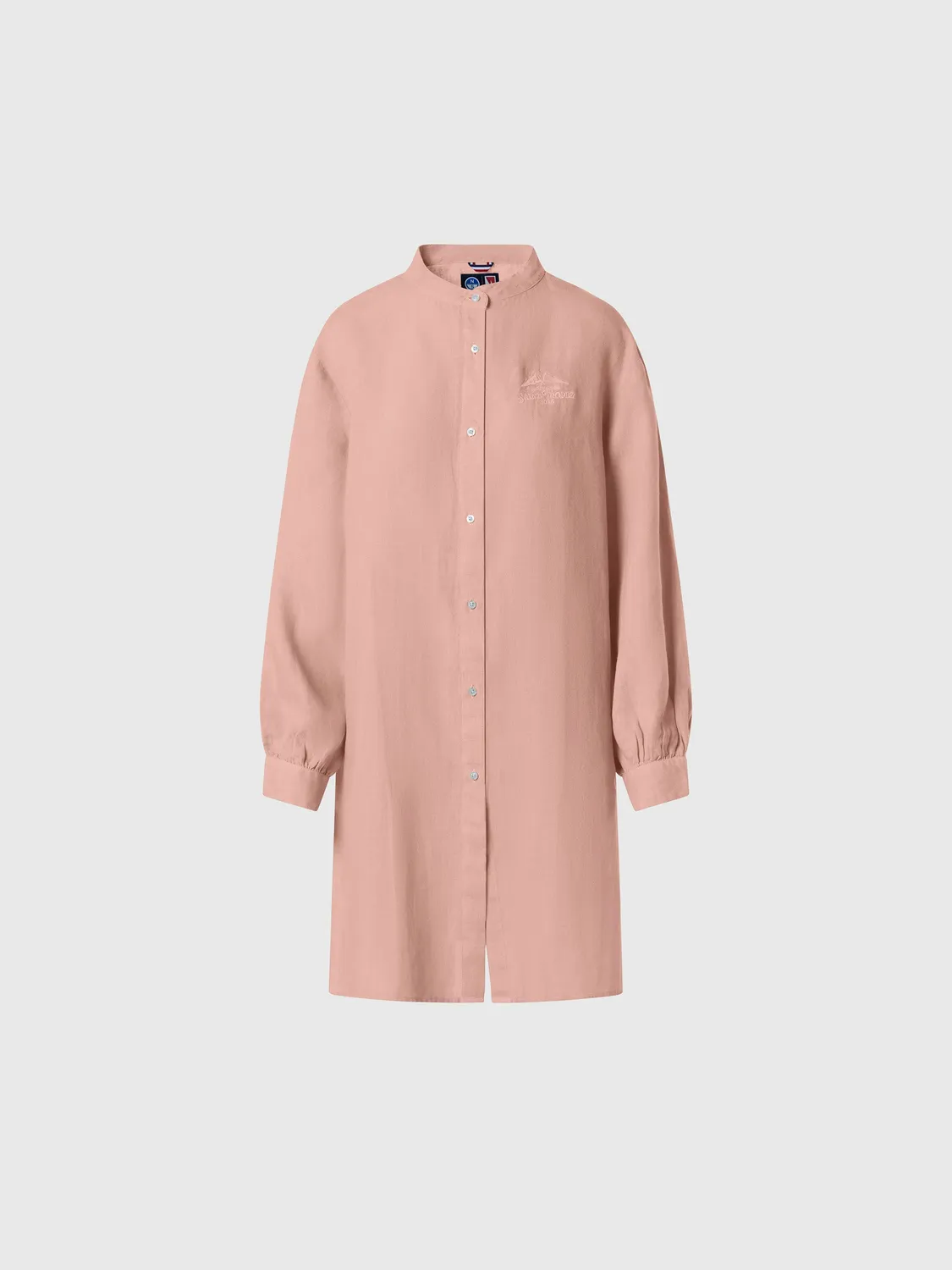 North Sails Saint-Tropez robe chemise lin coral pink