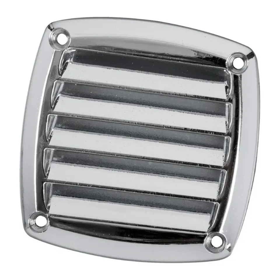 Easysea grille aération ABS chromée 125x125 lot 10