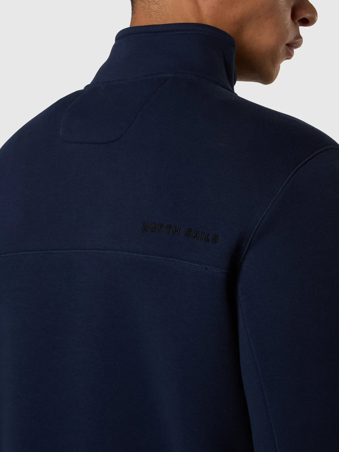 North Sails Scuba sweat demi-zip piqué bleu marine