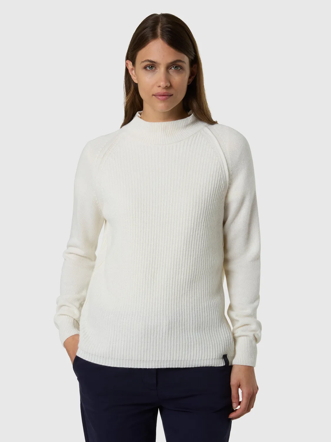 North Sails pull col montant manches raglan femme