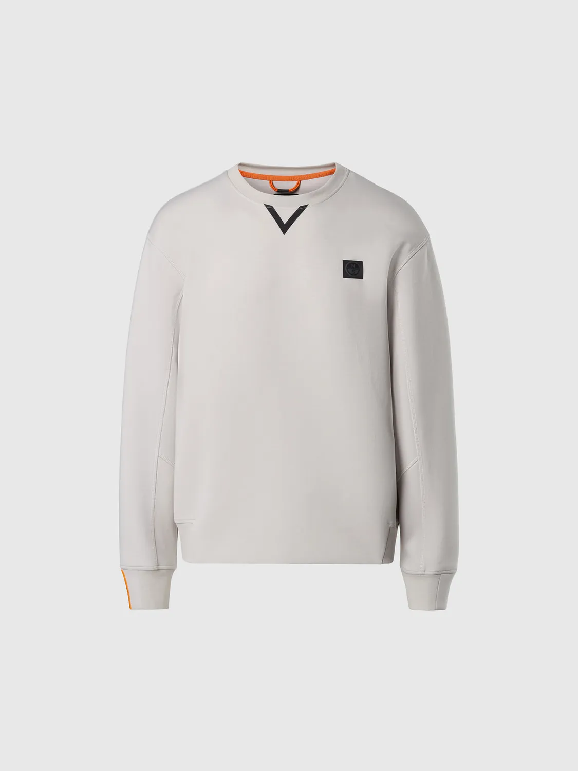 North Sails Interlock sweat col rond coton stretch