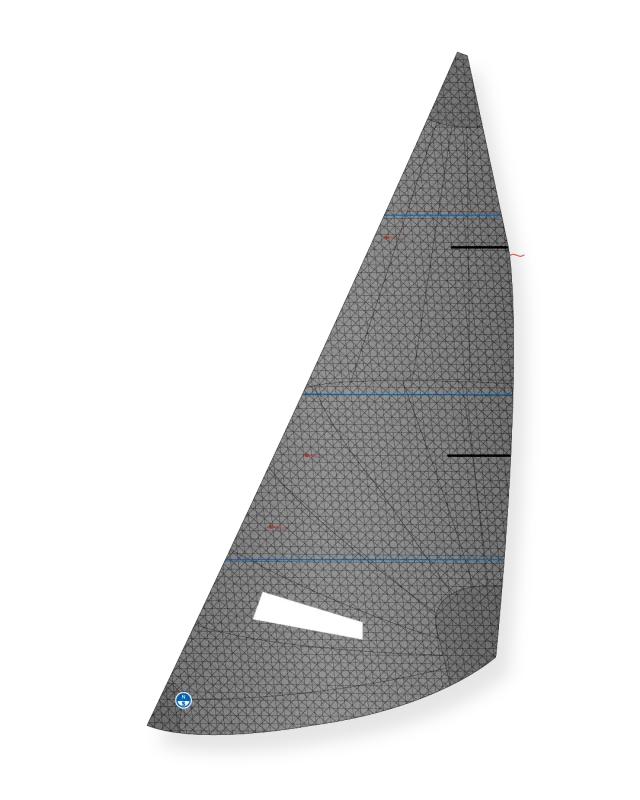 North Sails Oselvar J-5 foc laminate Technora NLXi04