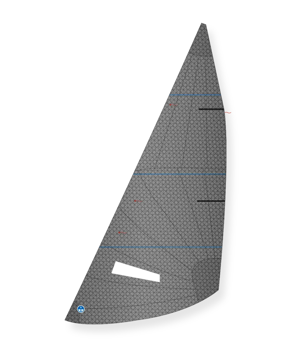 North Sails Oselvar J-5 foc laminate Technora NLXi04