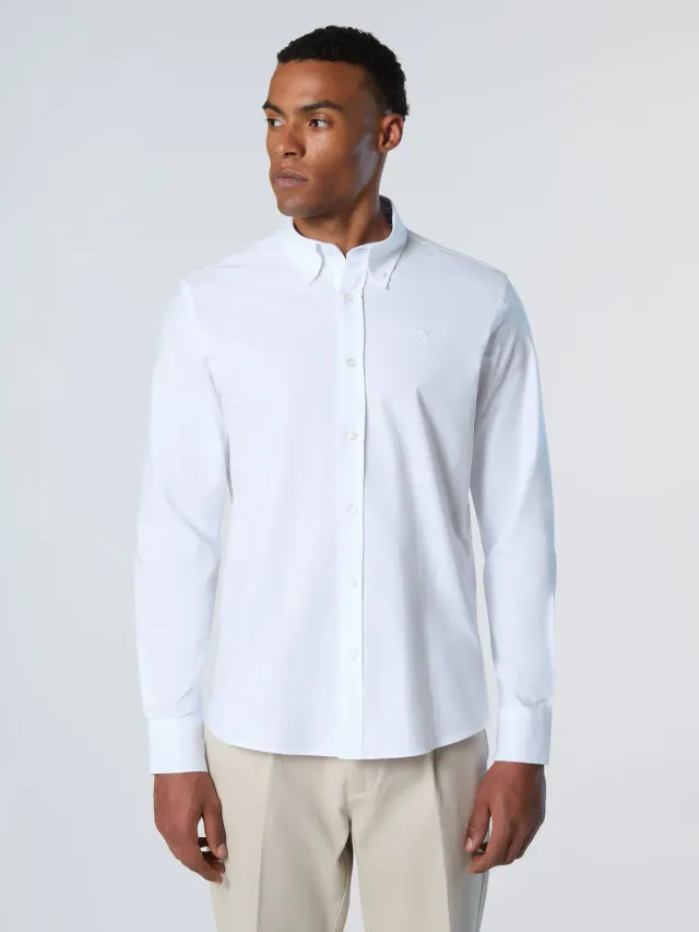 North Sails chemise oxford coton bio logo brodé