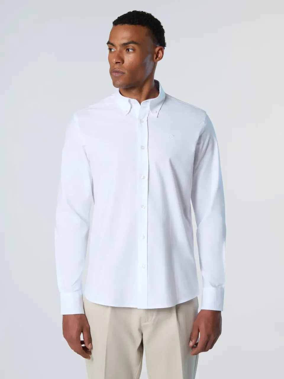 North Sails chemise oxford coton bio logo brodé