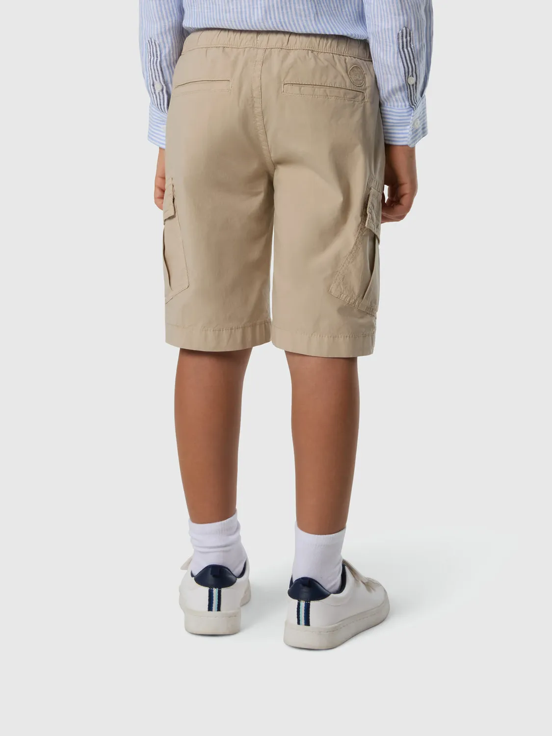 North Sails short cargo taille élastique coton bio stretch