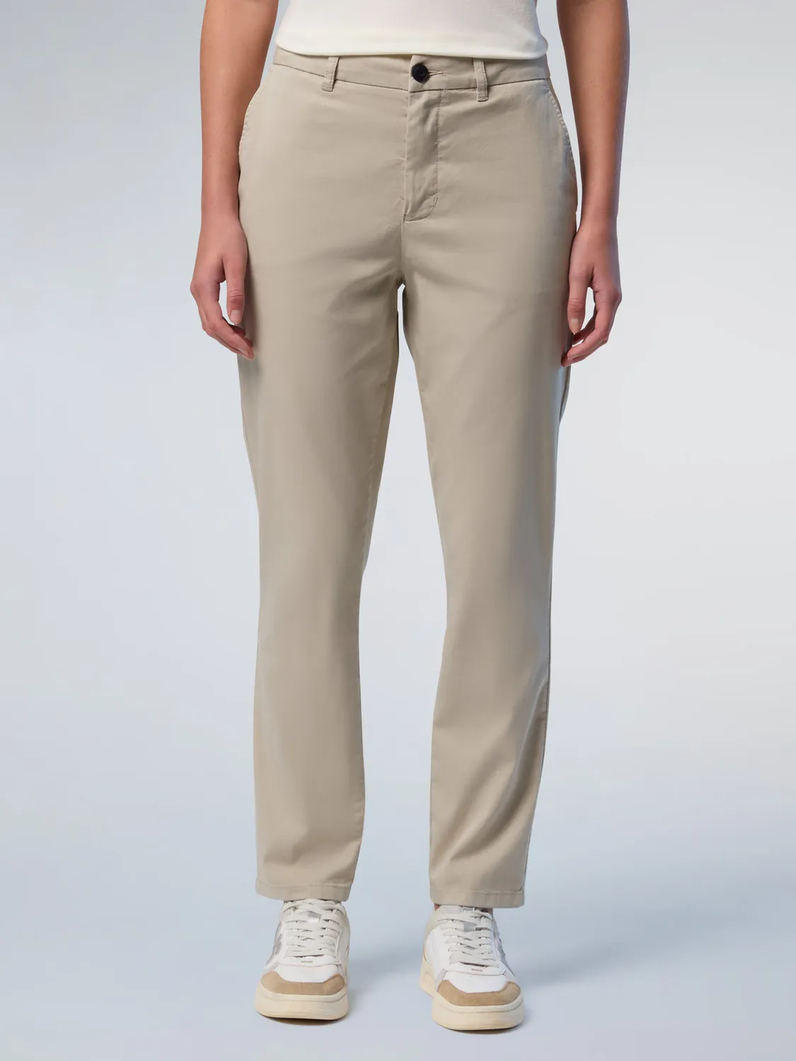 North Sails chino slim stretch gabardine coton bio