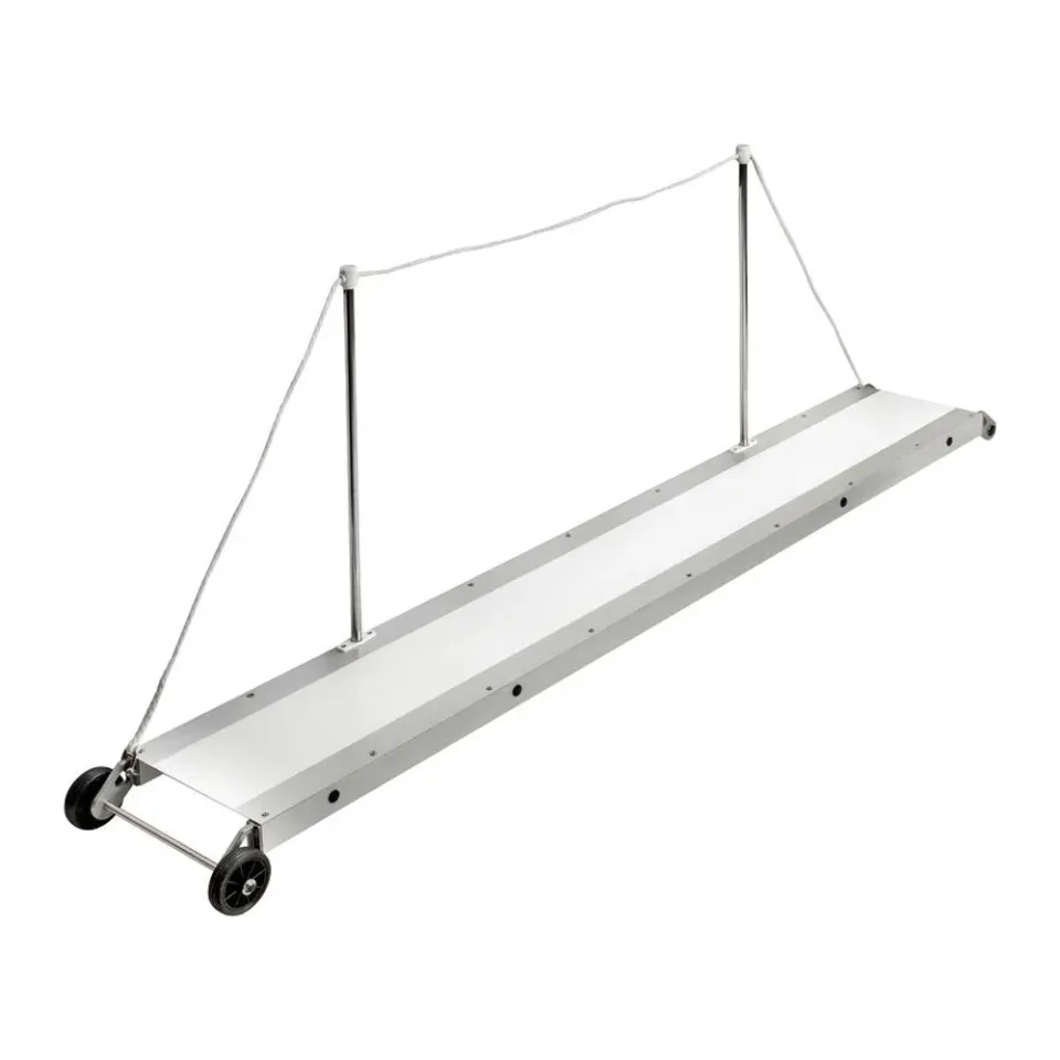 Osculati passerelle fixe 200 cm alu antidérapante avec chandeliers