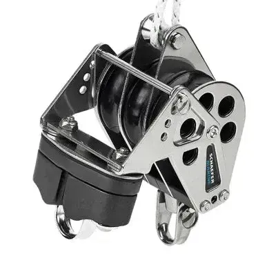 Sea Sure 705-98 poulie triple inox taquet réglable