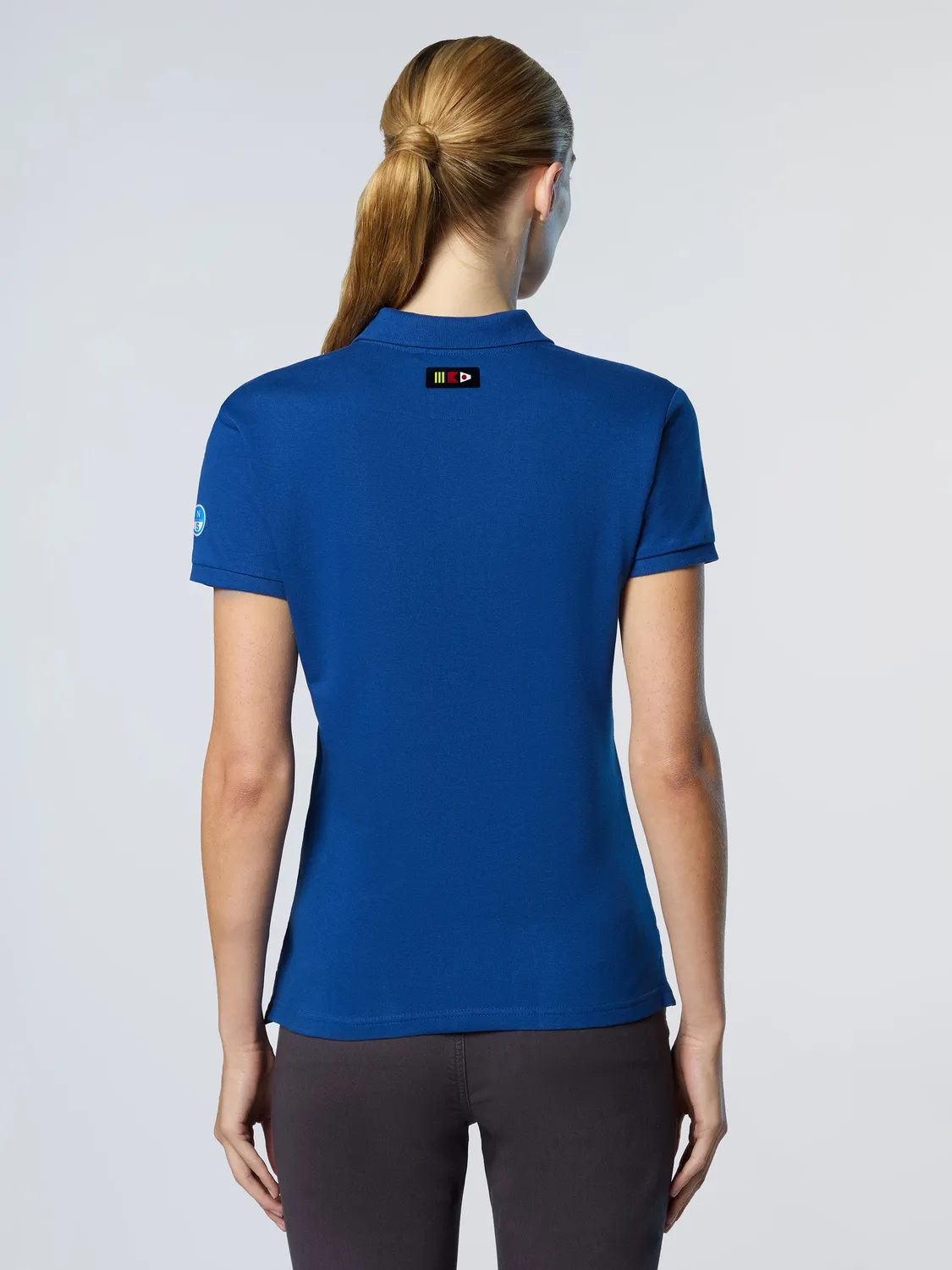 North Sails GB1 polo piqué stretch bleu océan femme
