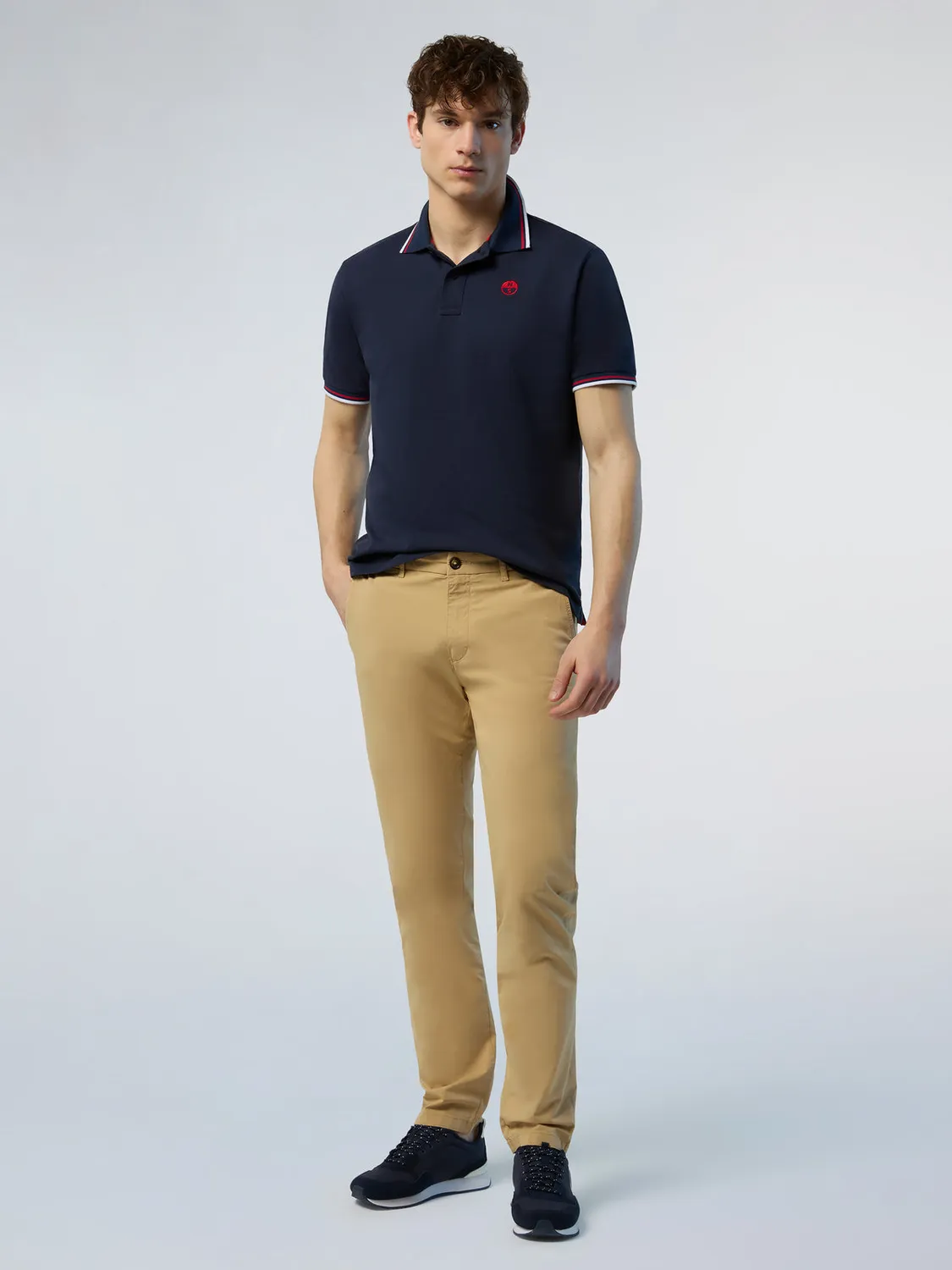 North Sails Defender chino popeline coton bio slim