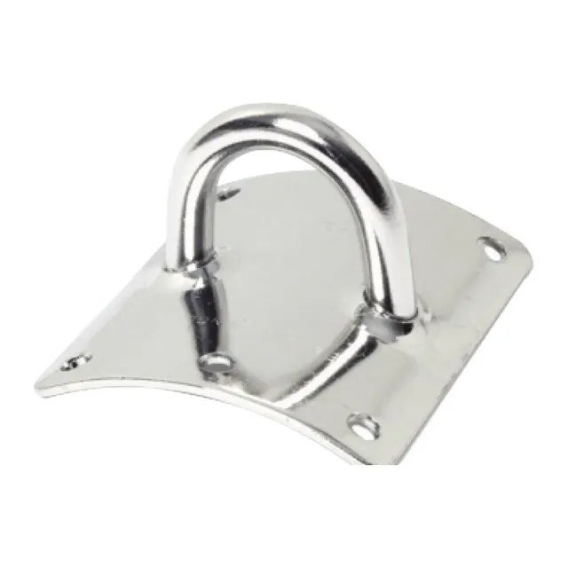 SeaSure plaque de mât inox 63x75mm 8mm 4 trous