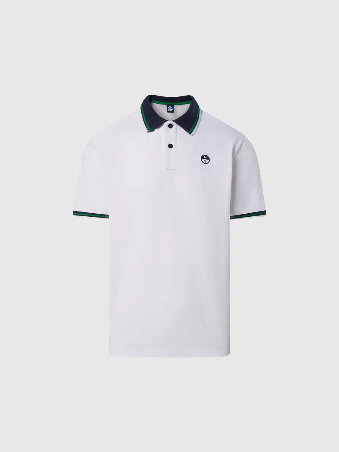 North Sails polo piqué coton bio rayures