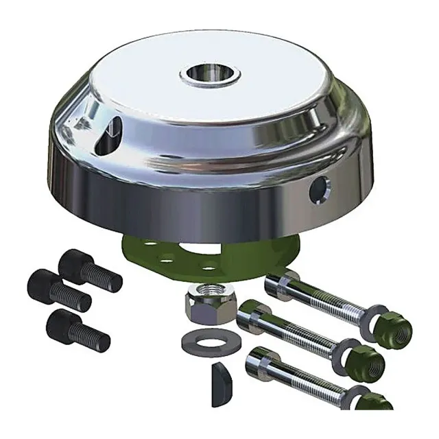 Ultraflex X90 cache moyeu chromé 90° antivol direction