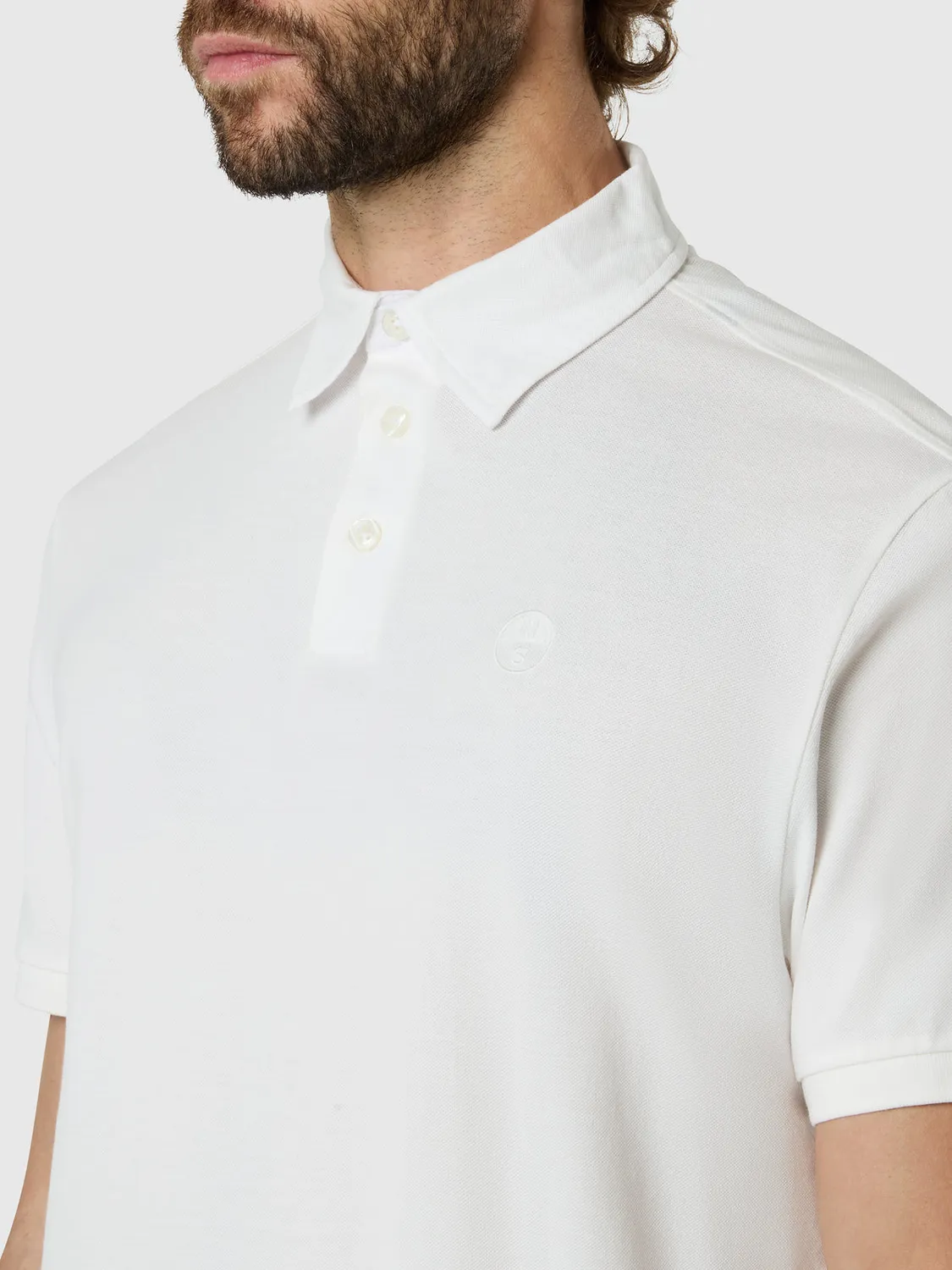 North Sails polo brodé piqué coton bio homme