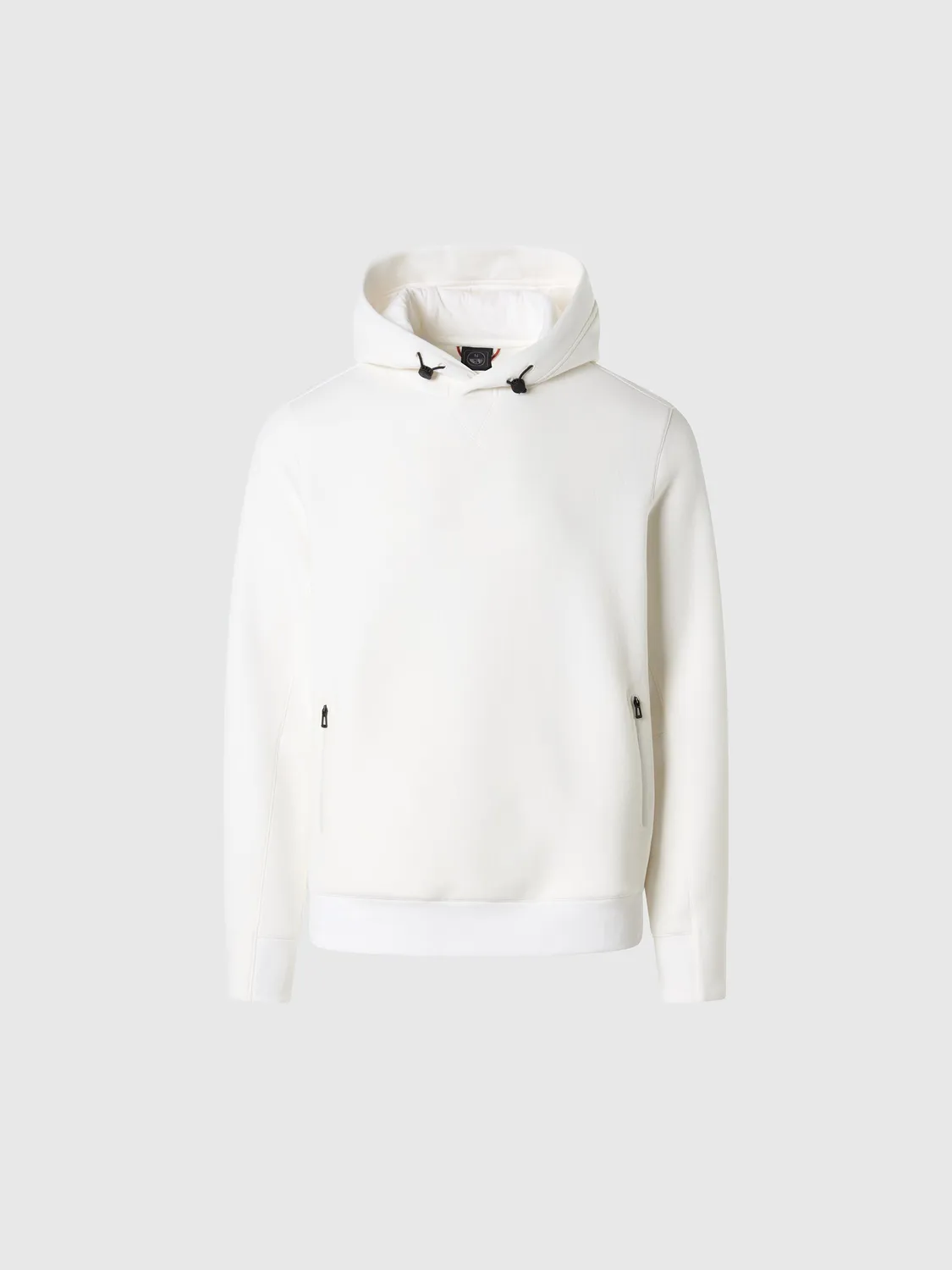 North Sails Piqué Scuba sweat demi-zip marshmallow
