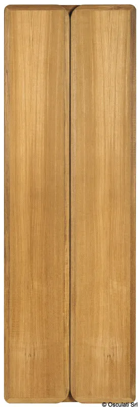 ARC table teck pliante 125x80 cm sans rebord