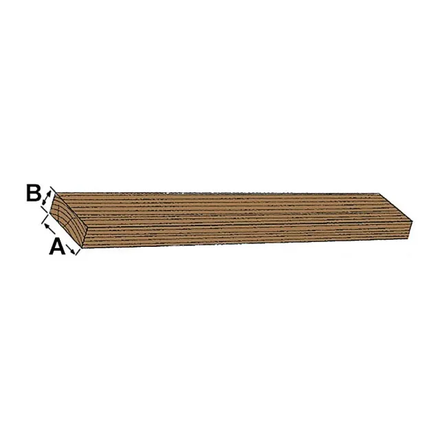 ARC Baguette teck 30x30x2000 mm pont