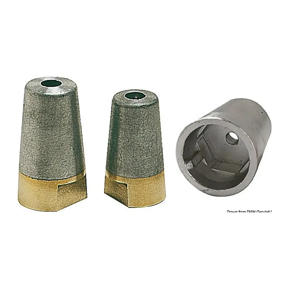 Tecnoseal anode zinc arbre 50 mm insert laiton
