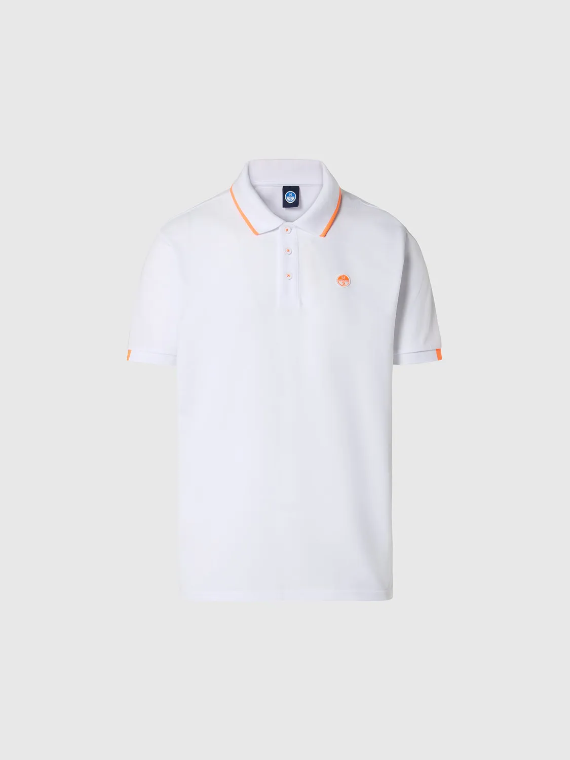 North Sails polo logo neon piqué coton homme