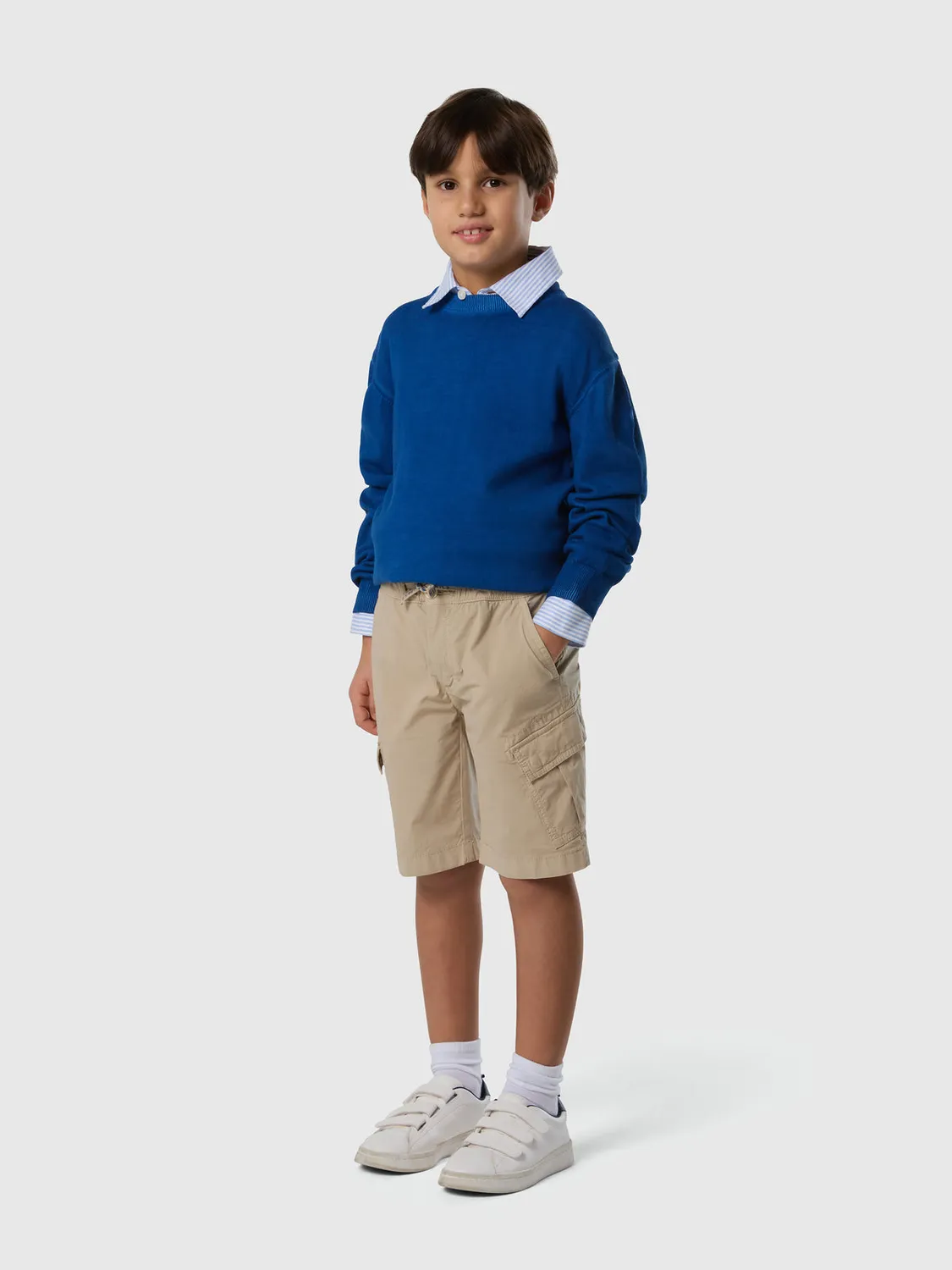 North Sails short cargo taille élastique coton bio stretch