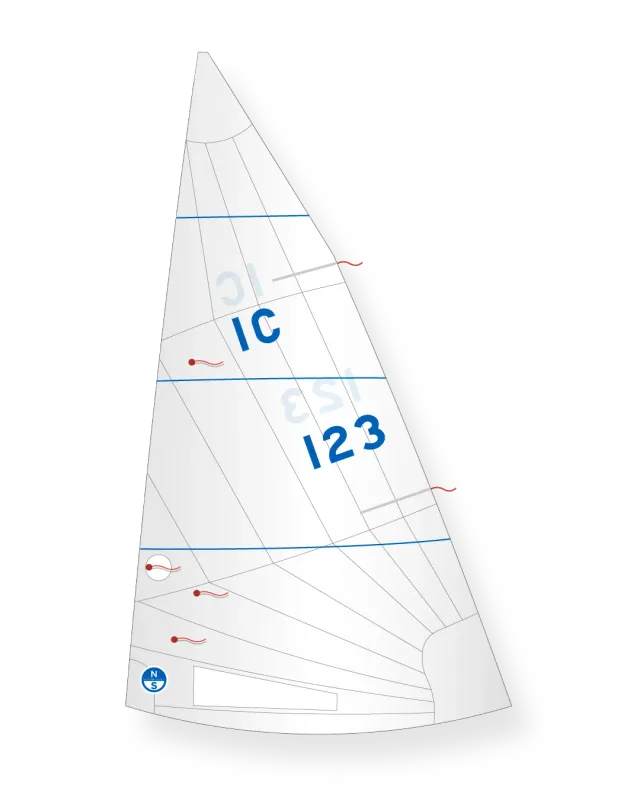 North Sails Interclub RadIC 12+R grand-voile blanche