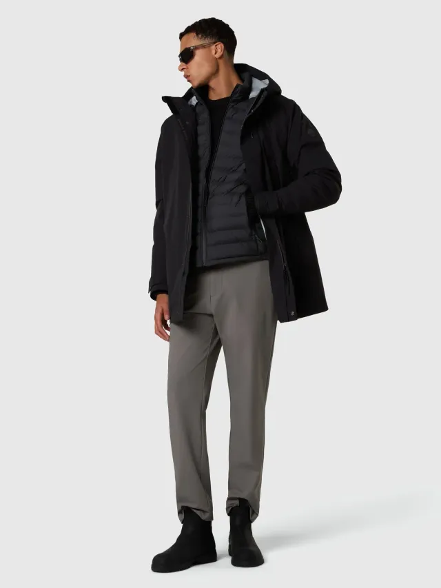North Sails 3-in-1 Storm Trench veste noire modulaire