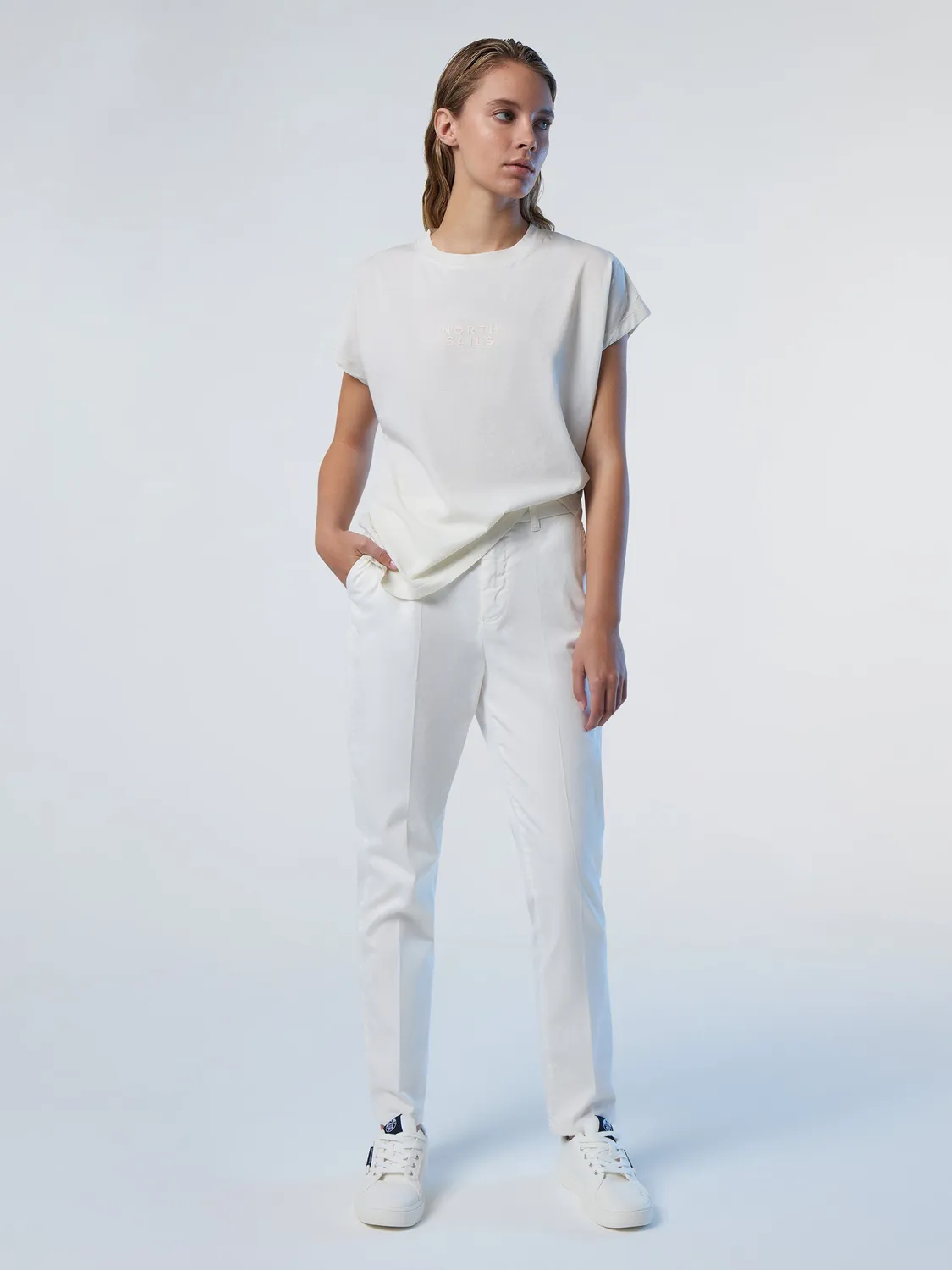North Sails Chino gabardine stretch femme slim