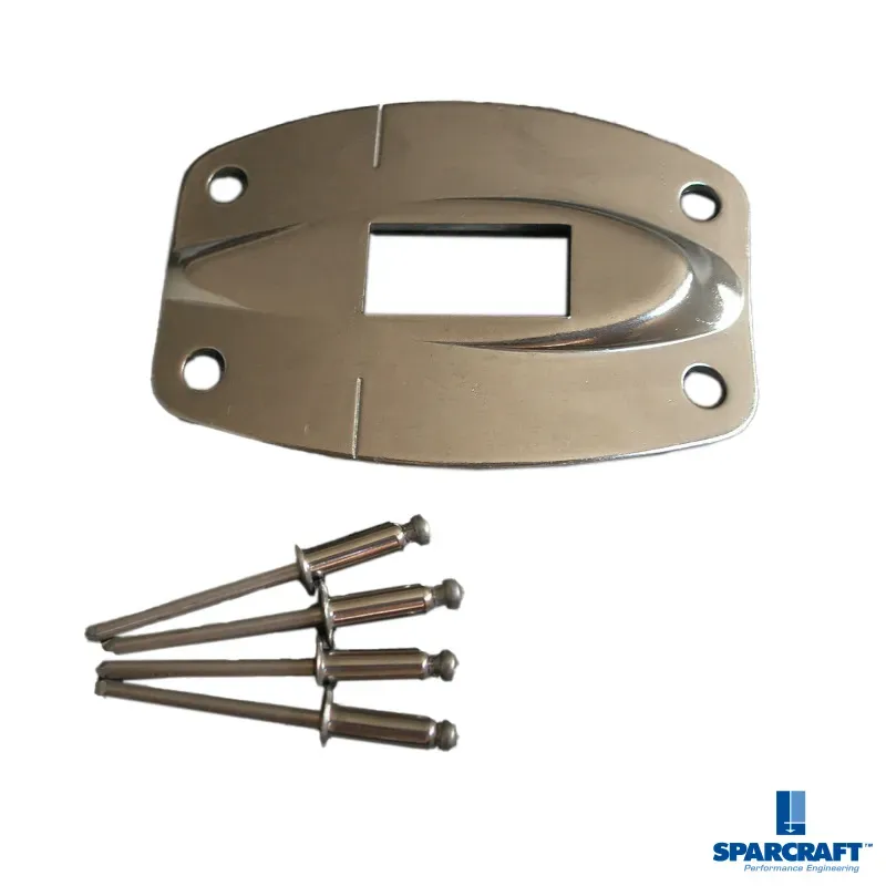 Sparcraft Platine BF2 inox S35 S50 S67 rivets