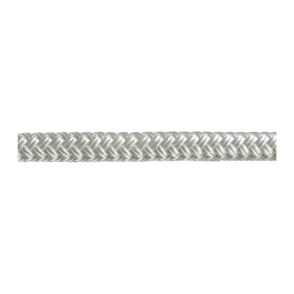 Double braid white 6 mm cordage tresse double bobine 200