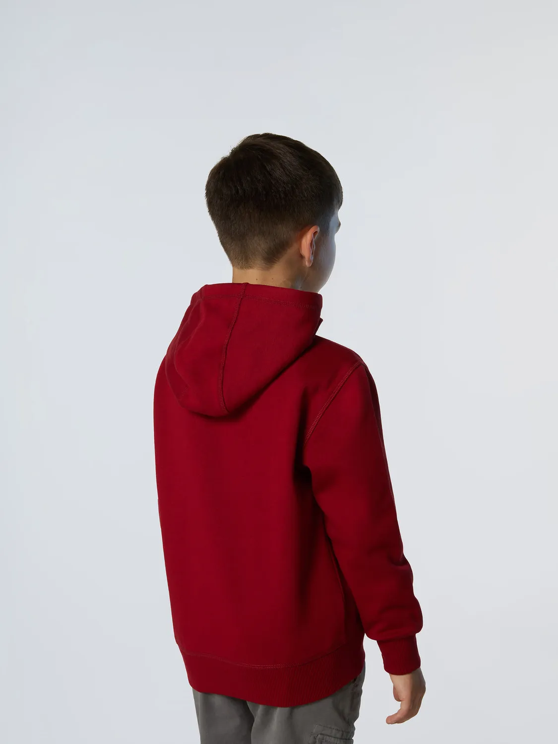 North Sails sweat capuche zippé maxi logo coton bio