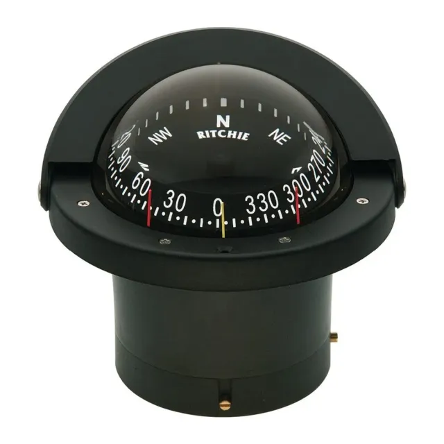 Ritchie Navigator compas bateau noir 4"1/2 double cadran