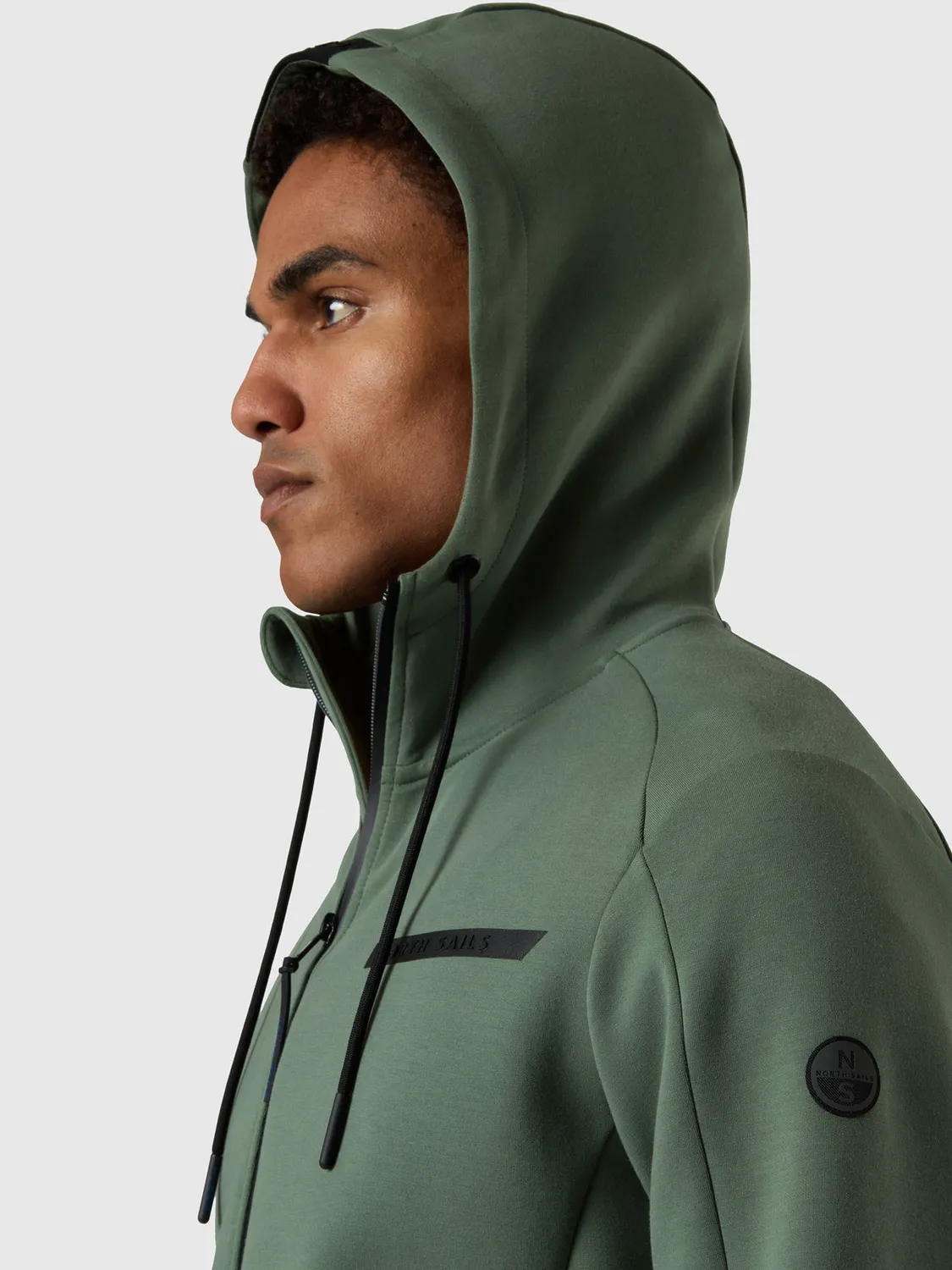 North Sails Scuba sweat à capuche zippé polaire recyclé