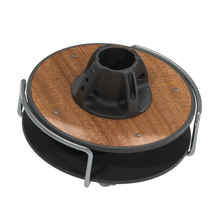 Karver KRS45 placage bois teck vernis tambour
