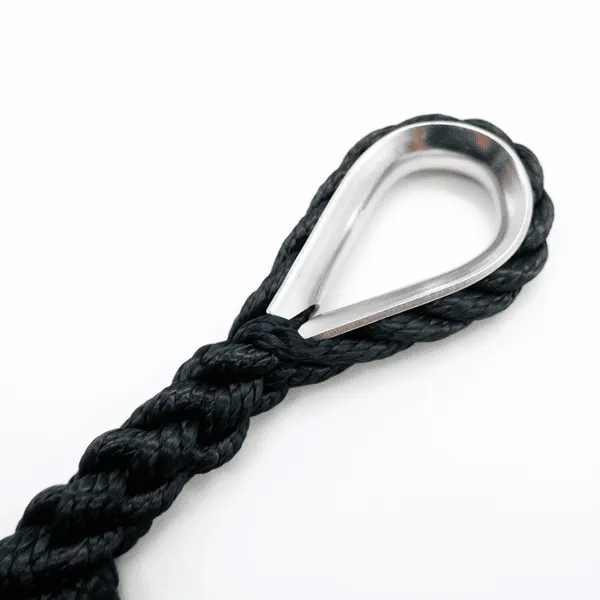 Ino Block Amarre 3 torons polyester cosse inox
