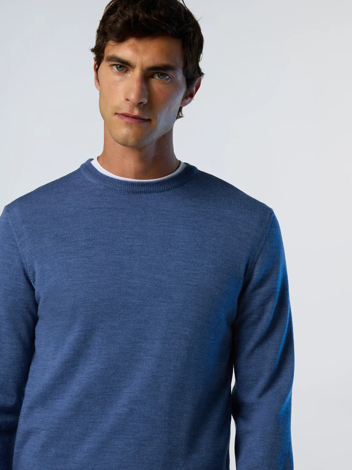 North Sails pull col rond laine mérinos pur