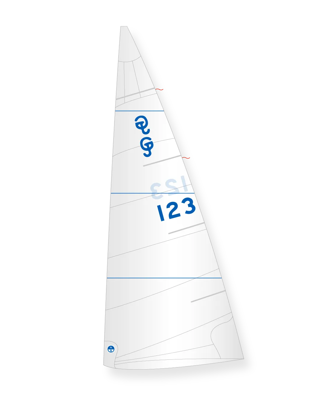 North Sails Grimstad Jolle M-1 grand-voile Dacron 4.5 oz polyvalente
