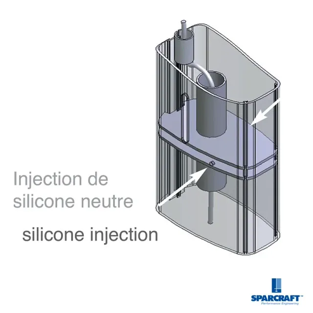 Sparcraft S760E joint avant étanchéité intérieure mât