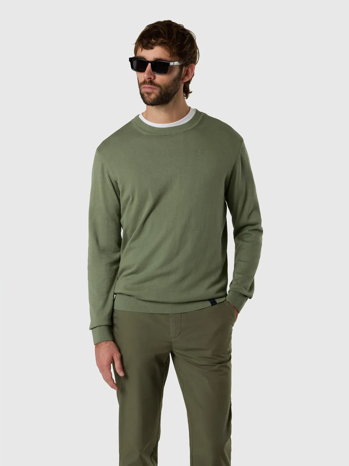 North Sails Light pull col rond coton bio
