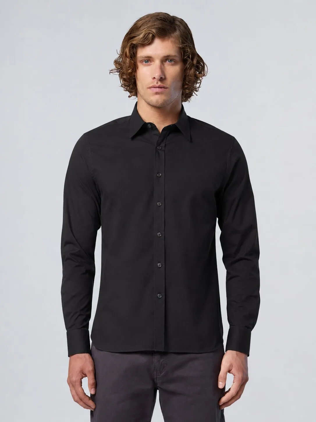 North Sails Poplin chemise homme noire