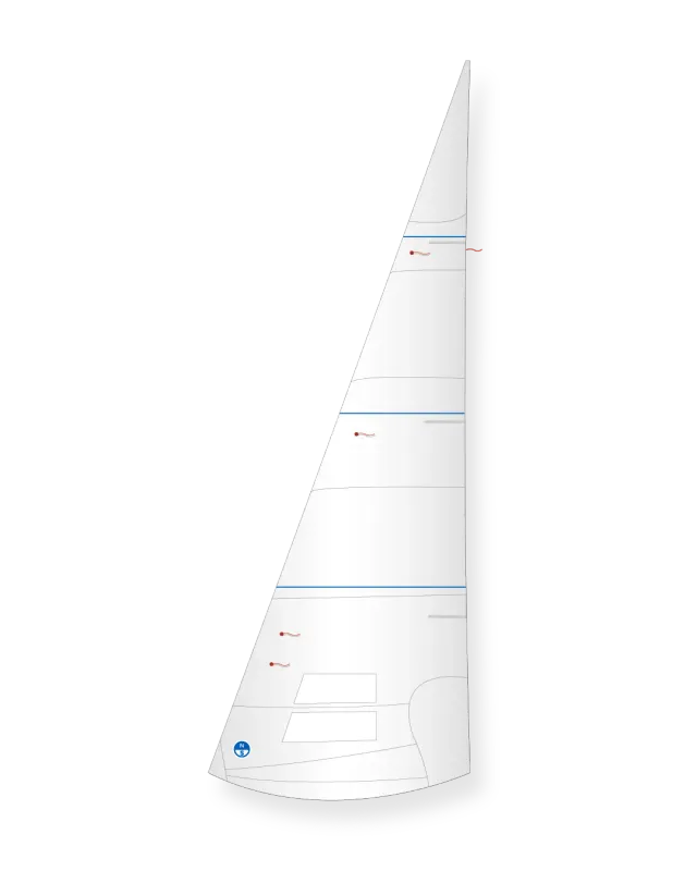 North Sails Luders 16 foc point bas Dacron
