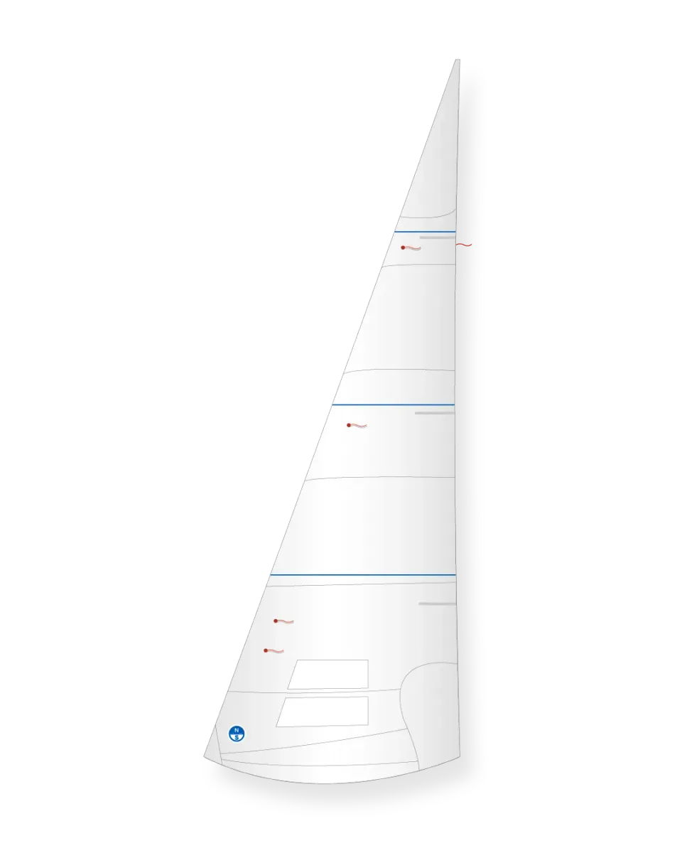 North Sails Luders 16 foc point bas Dacron