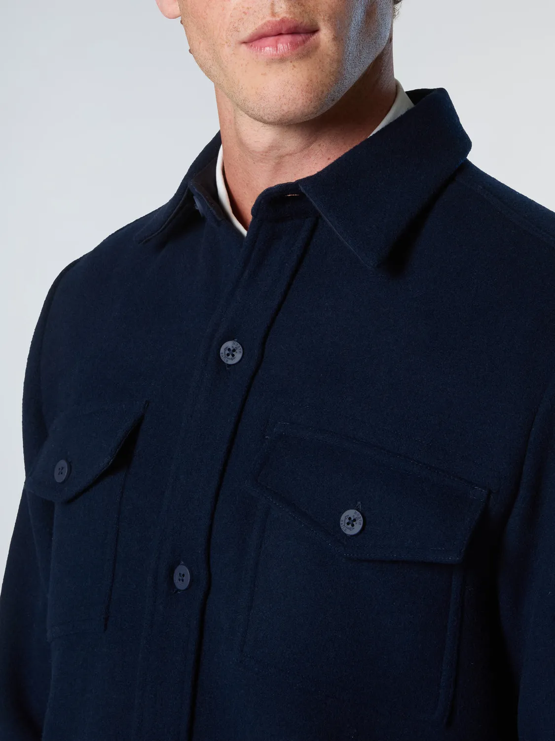 North Sails surchemise flanelle lourde laine