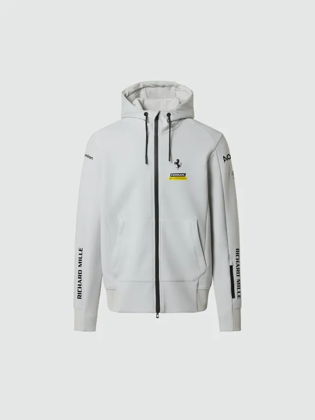 North Sails Ferrari Hypersail sweat zippé gris violet