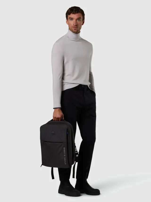 North Sails pull col roulé mérinos gris Vapor