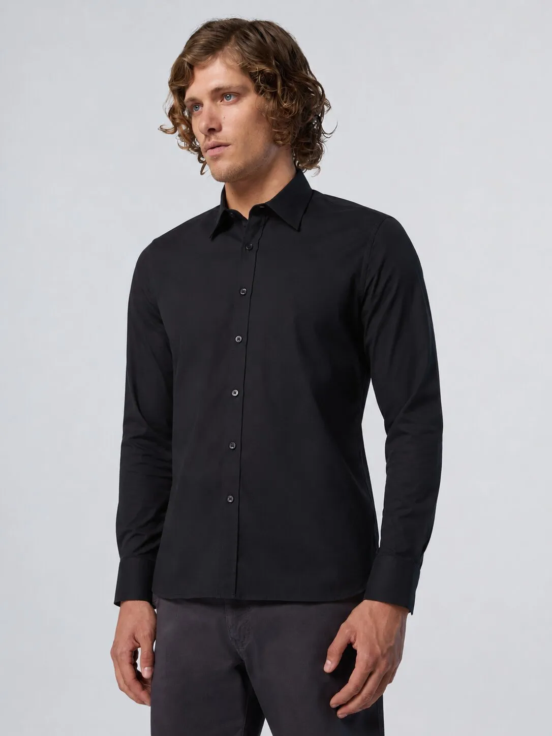 North Sails Poplin chemise homme noire